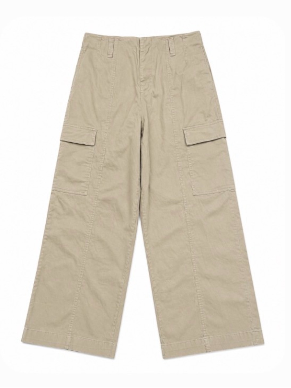 Calvin Klein Neutral Cargo Pants in Beige